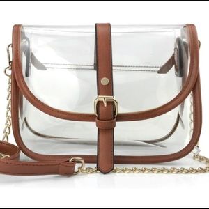 Clear Saddle Crossbody bag